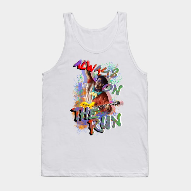 Always on the run Tank Top by CrazyPencilComics